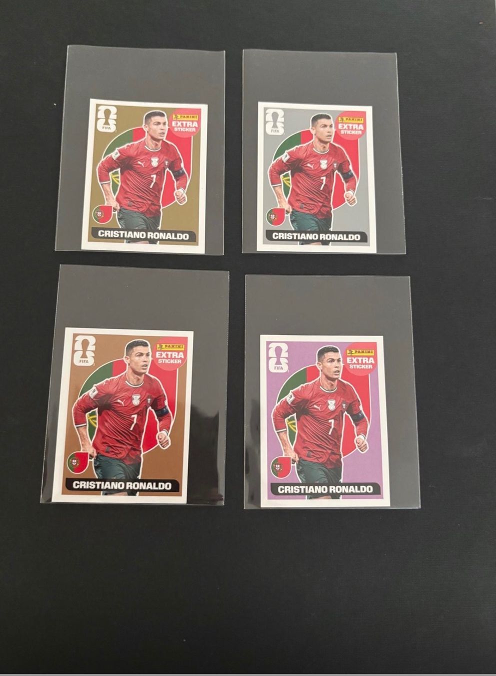 Panini Carte collezionabili: Panini Extra Stickers CR7 Komplett Set – Usato da Zürich venduto da Yvo619