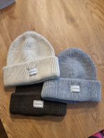 3 Pier One Mützen Set beige grau dunkelgrau gebraucht