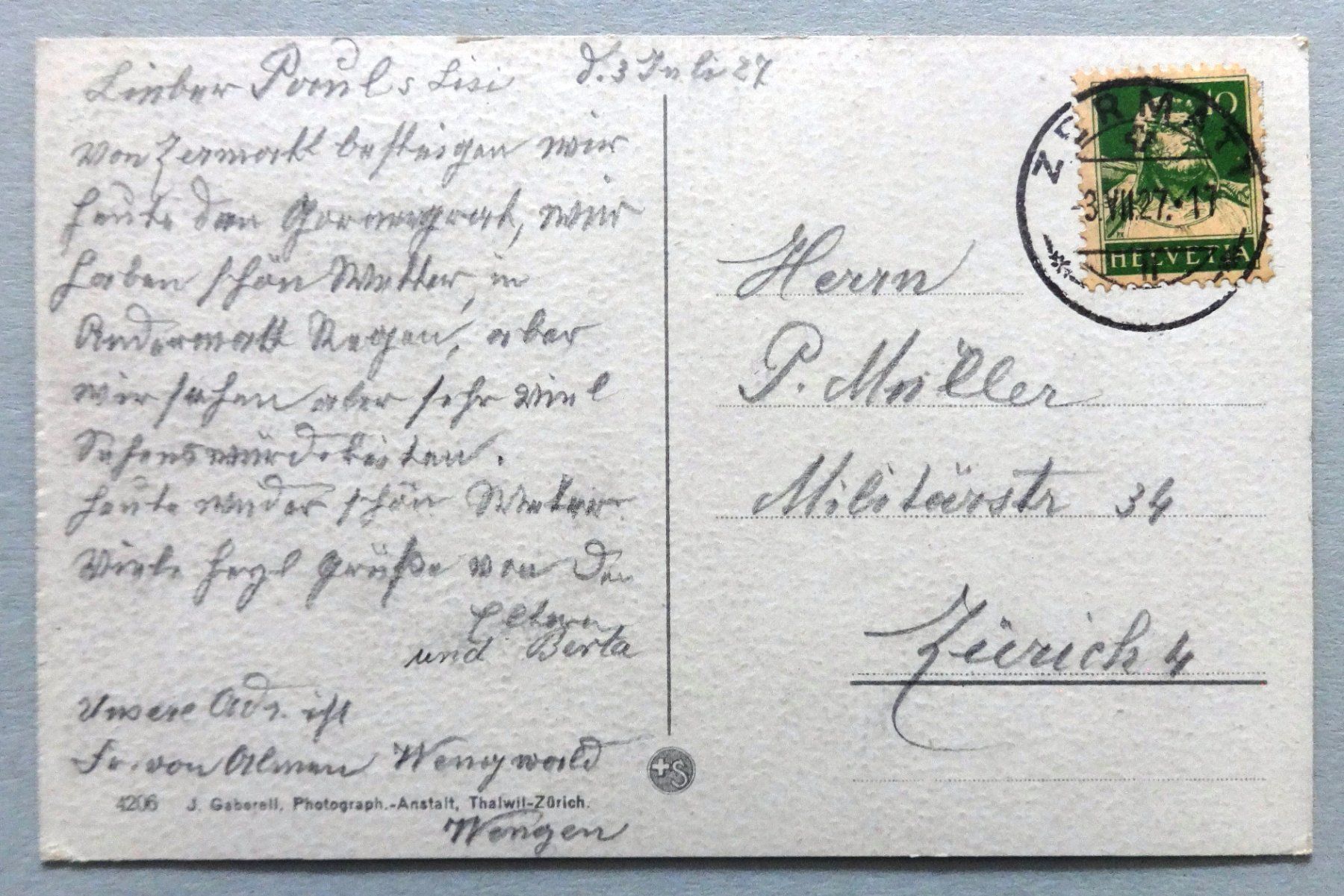 Cartoline postali: Das Matterhorn - Mont Cervin – Usato da Fétigny venduto da Billy2miny 1