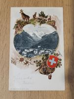 Alte Ansichtskarte Interlaken, 1904, seltenes Sammlerstuck