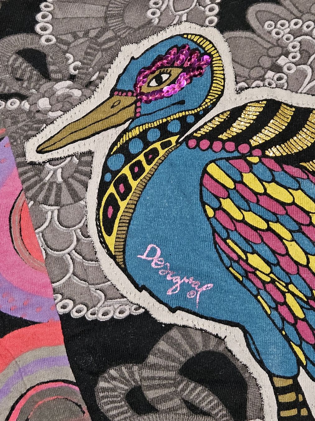Desigual Kleider & Röcke: Desigual Kleidchen, Gr. Alter 9/10, Vogelmuster – Gebraucht aus Wettingen von Sk8ertomda 4