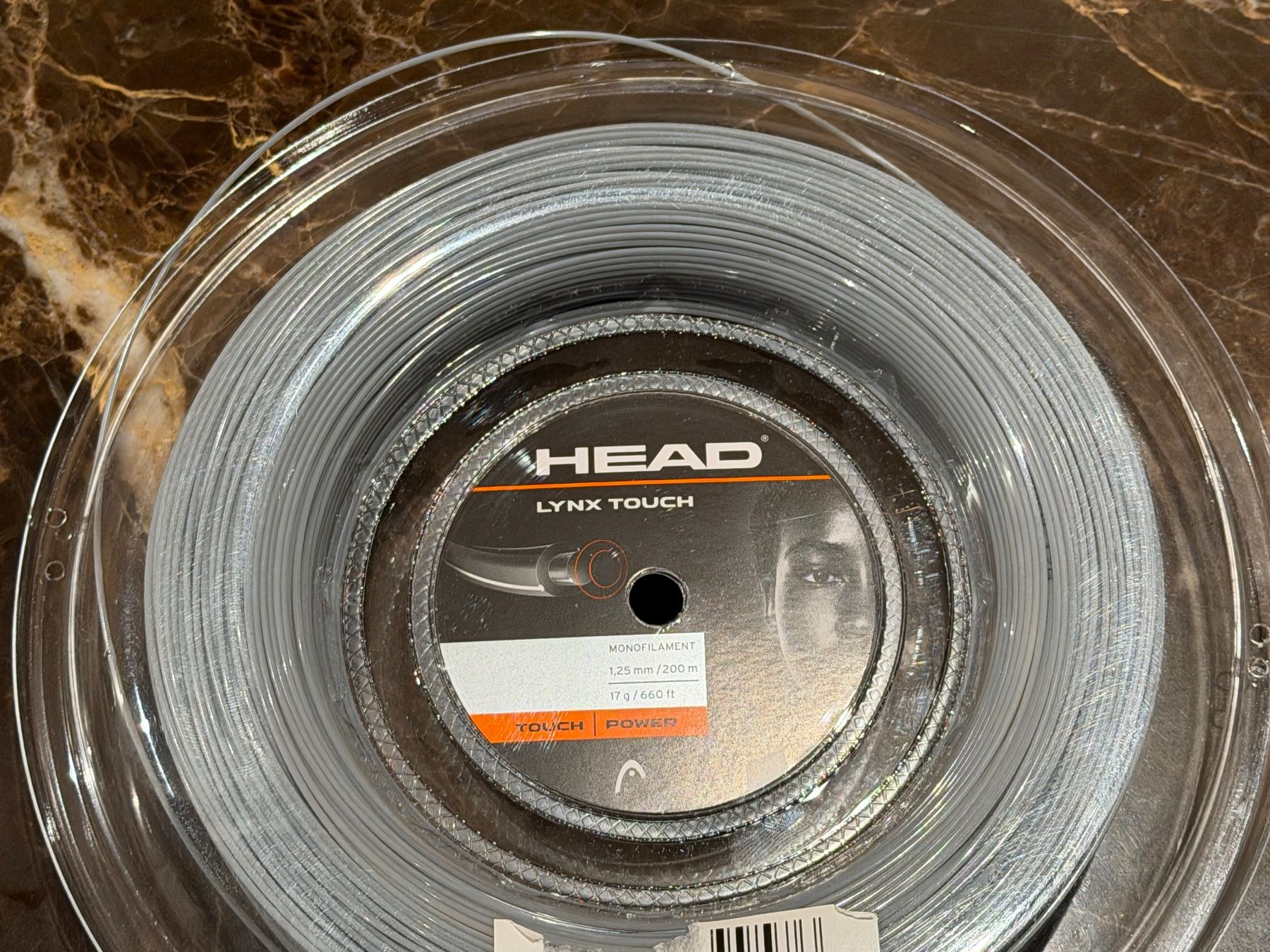Head Racchette: HEAD Lynx Touch 1.25 Saitenrolle 200m – Nuovo e nell'imballaggio originale da Cham venduto da 2-hand