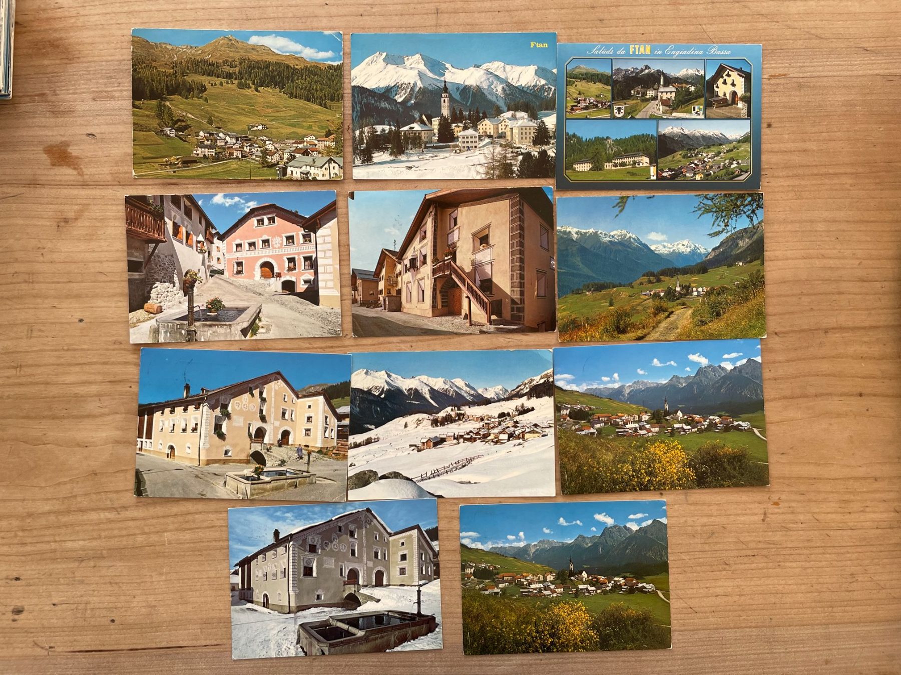Ansichtskarten: AK GR 11 Ansichtskarten von Ftan (Engadin) – Gebraucht aus Thal von Danny82