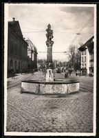 Bern, Kindlifresserbrunnen mit Strassenb