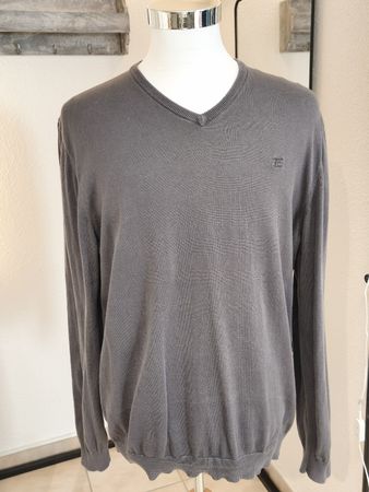 Herren Pullover Esprit grau V-Ausschnitt Grösse XL