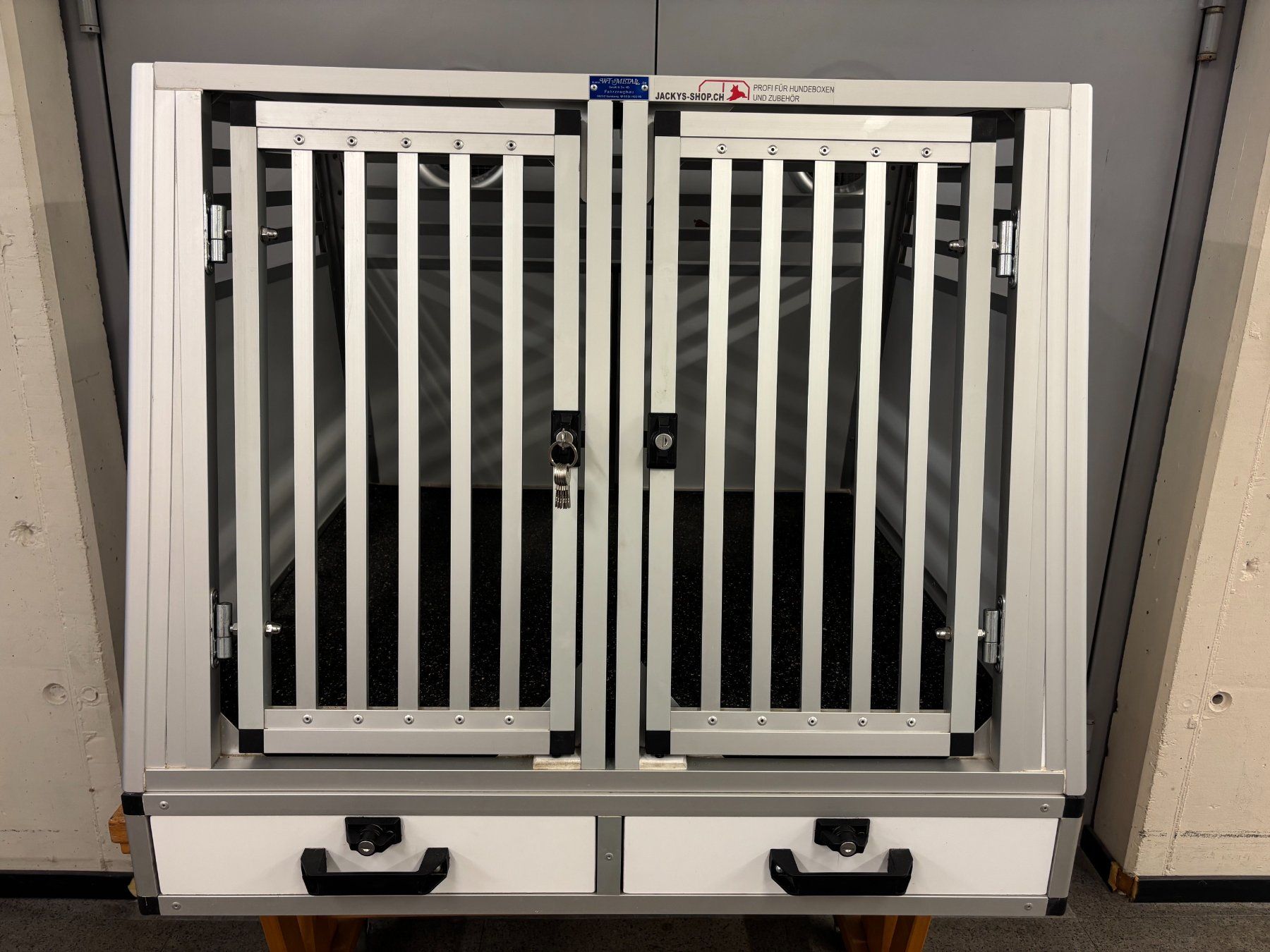 Gabbie, trasporto & Sicurezza: Auto/Transport Doppelhundebox "WT-Metall" – Usato da Rafz venduto da Domimir 1