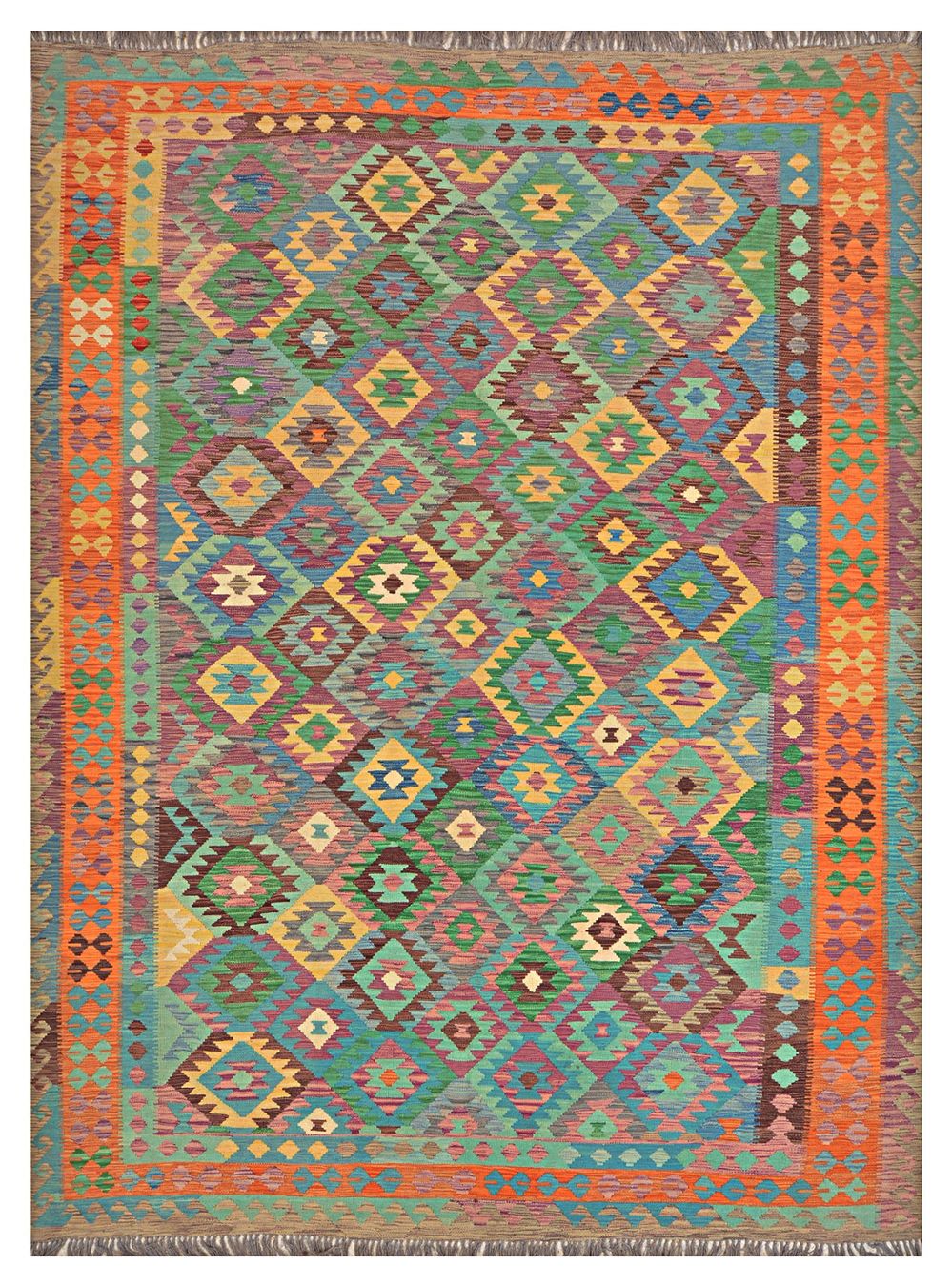 Kelim Tappeti: Oriente Kelim Teppich 345x250 cm – Nuovo e nell'imballaggio originale da Lahore venduto da Fairways79 6