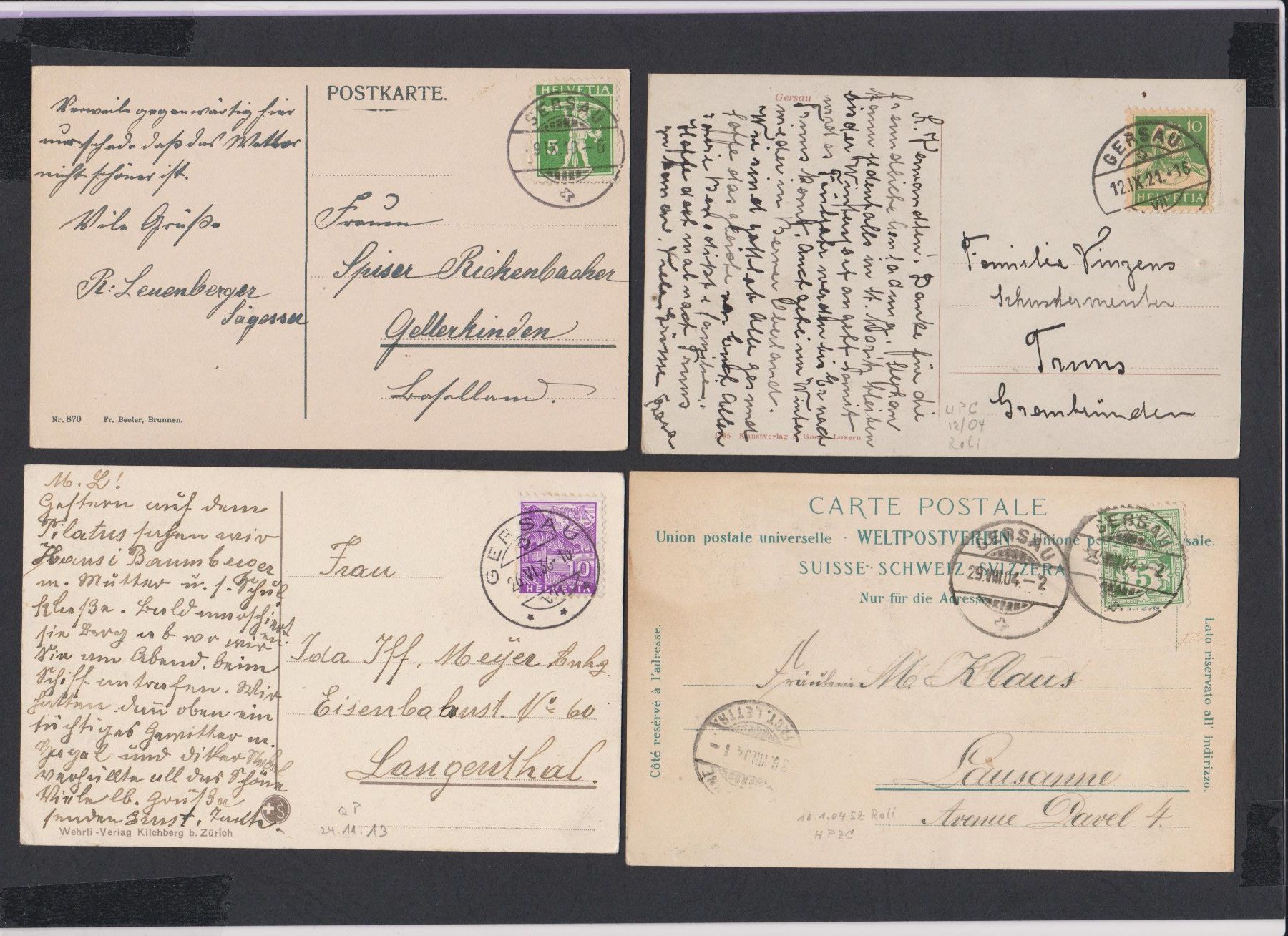 Cartes postales: Gersau   :   14 verschiedene alte Ansichtskarten – D'occasion à Vitznau par Ropaku 3
