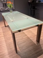 Desalto Auszug - Esstisch mit Glasplatte, modern,