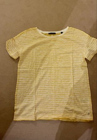 Marc O'Polo T-Shirt yellow striped size S