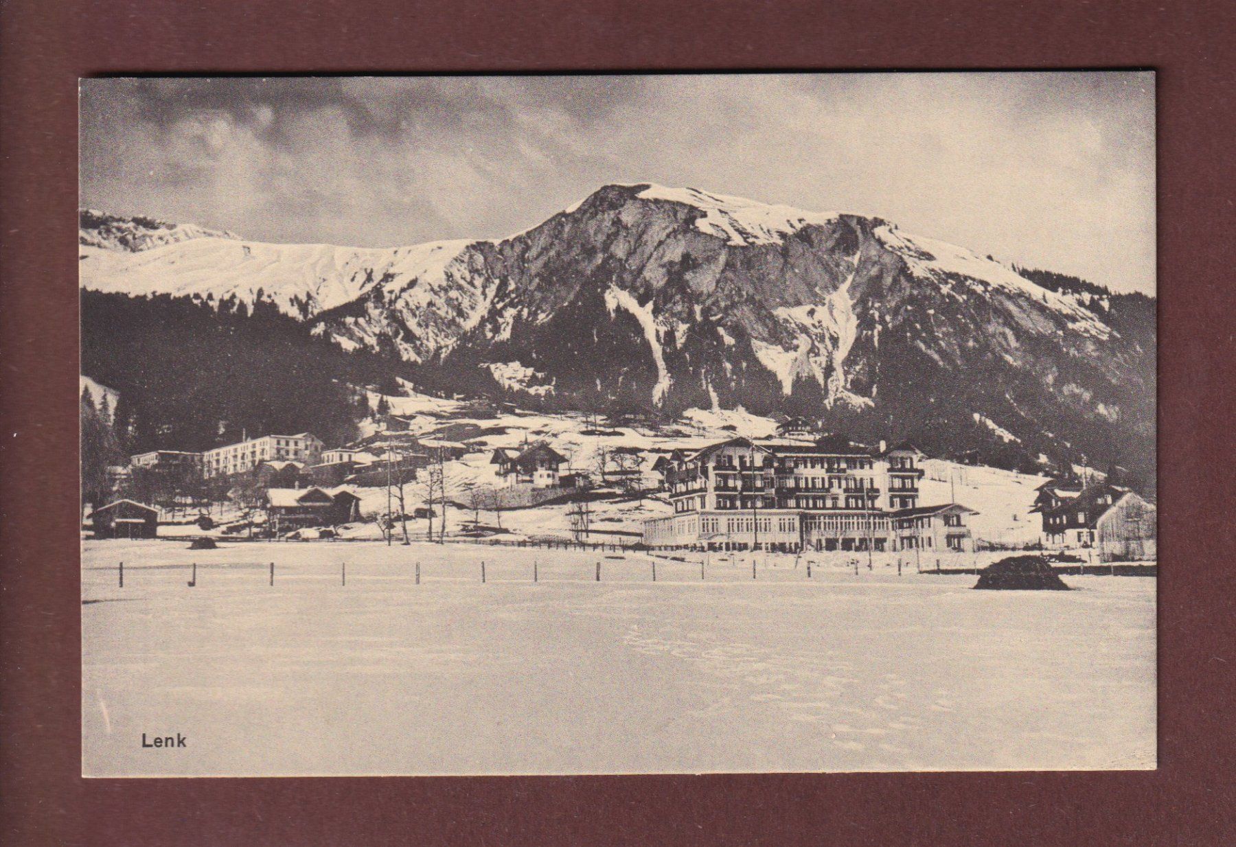 Cartoline postali: LENK - Teilansicht – Usato da Pully venduto da nicecards-shop