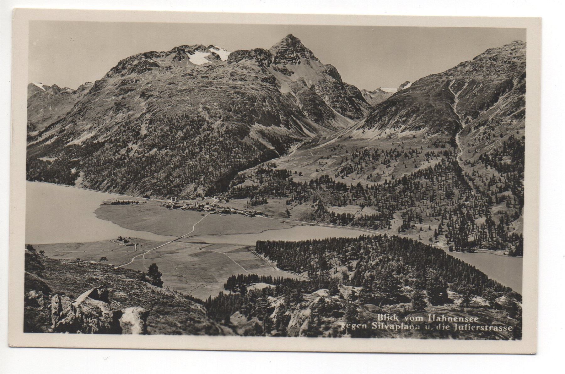 Ansichtskarten: ST. MORITZ Blick vom Hahnensee – Gebraucht aus Jona von philajona