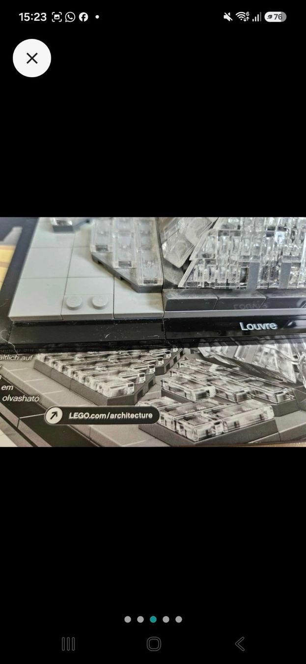 Lego Kit di costruzioni: LEGO Architecture Louvre 21024 – Difettoso da Niederbipp venduto da Madonna 3