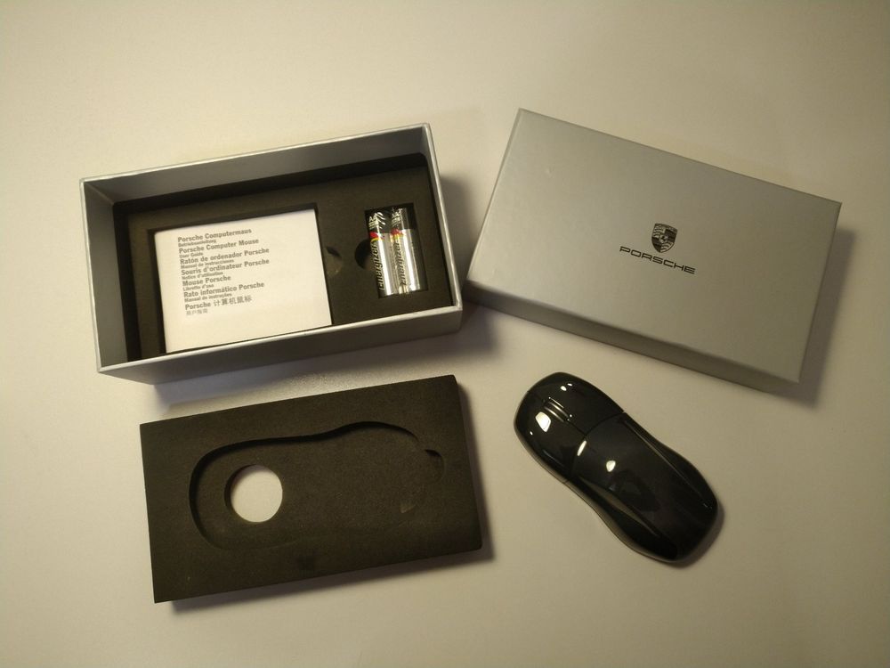Porsche Computermaus Wireless neu in Porschedesign original (Neu und ...