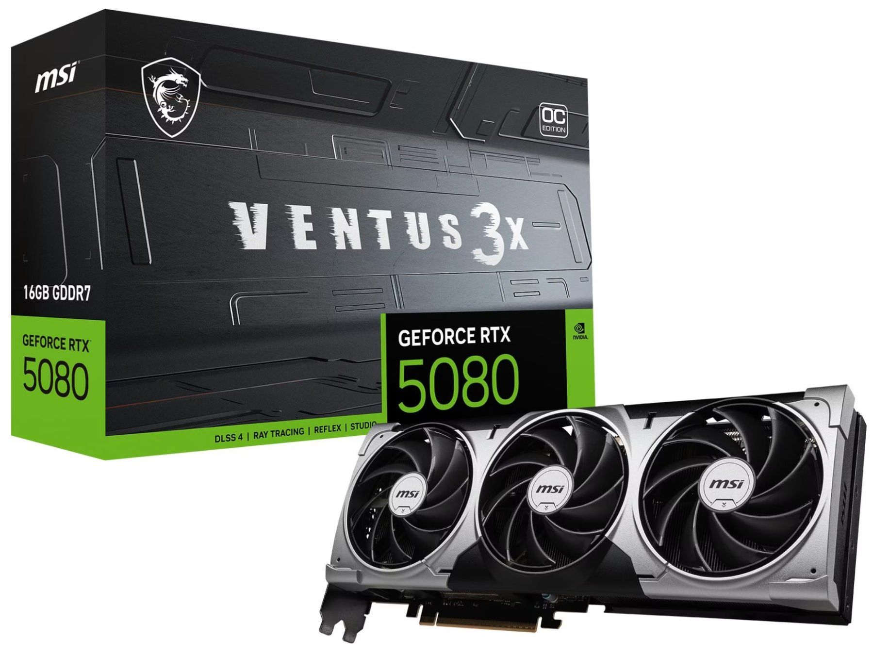 MSI Schede grafiche: MSI GeForce RTX 5080 VENTUS 3X OC – Usato da Uitikon Waldegg venduto da ioa_655y