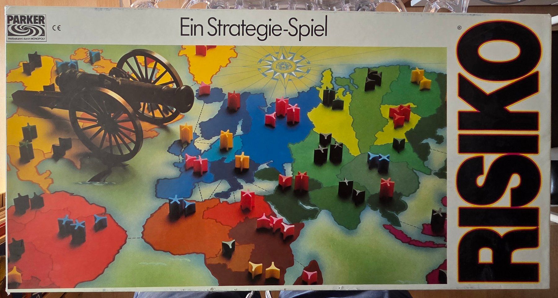 Parker Giochi: Brettspiel RISIKO Parker von 1992 – Usato da Gossau SG venduto da tenerife11