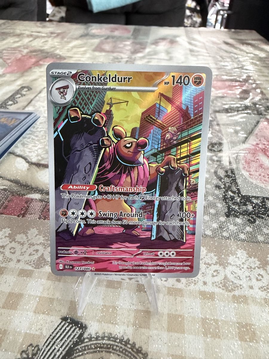 Pokémon Carte collezionabili: Pokémon Karten black bolt Conkelldurr Eng  – Nuovo (secondo la descrizione) da Carabbia venduto da _shadoweclipse.tcg_