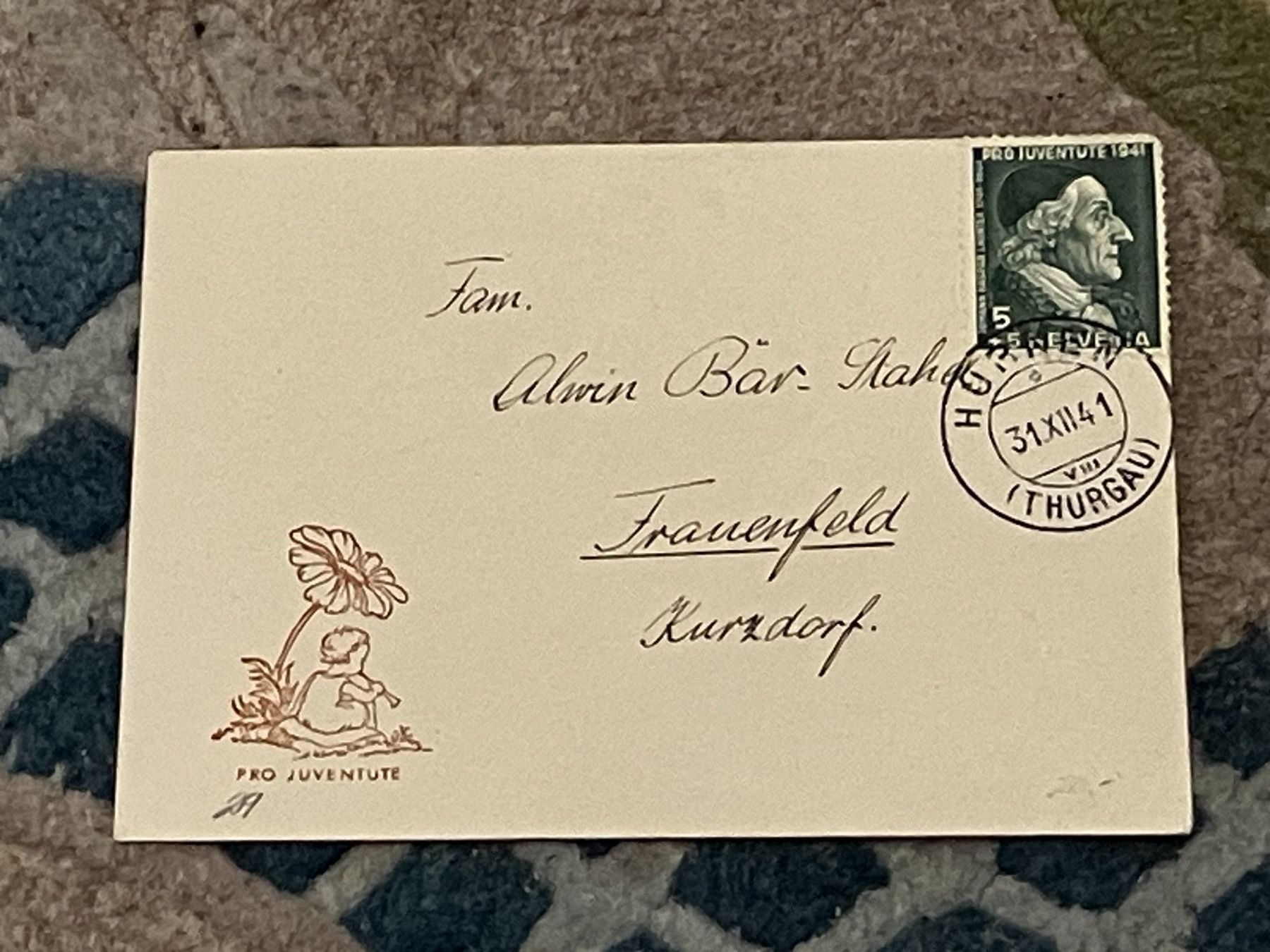 Tous les timbres: 1 Pro Juventute BRIEFLI – Neuf (Voir description) à Koblenz par mar_c2pj