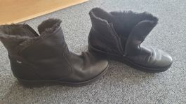 Pelzstiefel mit Schafsfellfüllung Gr.40, ein paar Mal getra