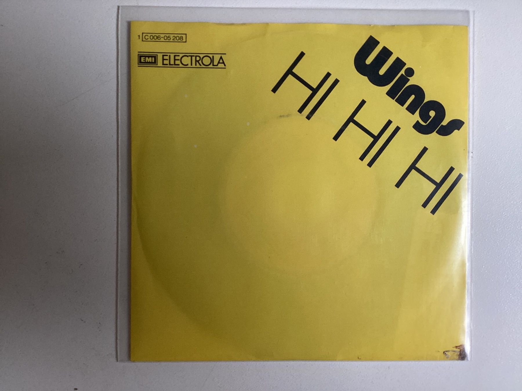 Dischi in vinile: Wings Single - Hi Hi Hi / Cmon – Usato da Gutenswil venduto da Hamzian