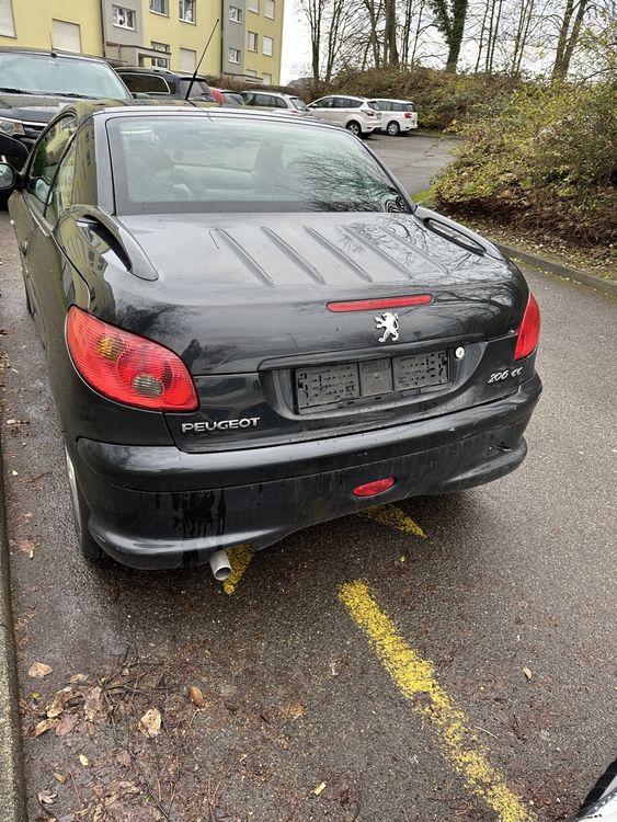 Peugeot 206 CC (Gebraucht) in Niederhasli für CHF 375 – nur Abholung ...