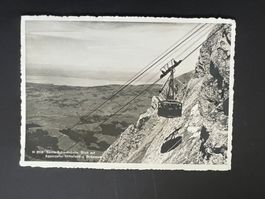 Ansichtsk. 1937 Säntis mit Bahnstempel    (V508)