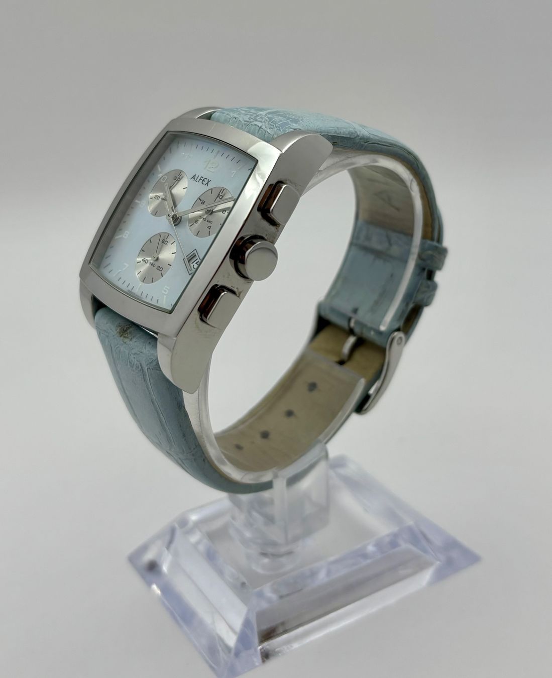 Alfex Uhren: ALFEX CHRONOGRAPH DAMENUHR – Gebraucht aus Rorschach von ZeitWerk.10 1