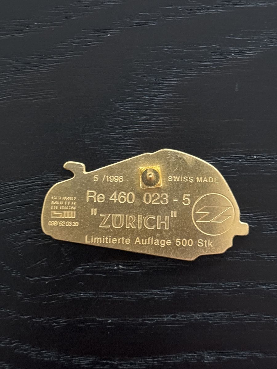 SBB/CFF/FFS Plaketten & Abzeichen: Re 460 Schmid Müller 500 Stück – Gebraucht aus Uetendorf von hoisle 1