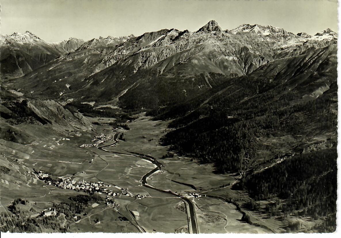 Cartes postales: Flugaufnahme Zuoz – D'occasion à Hochdorf par Ziegel-16