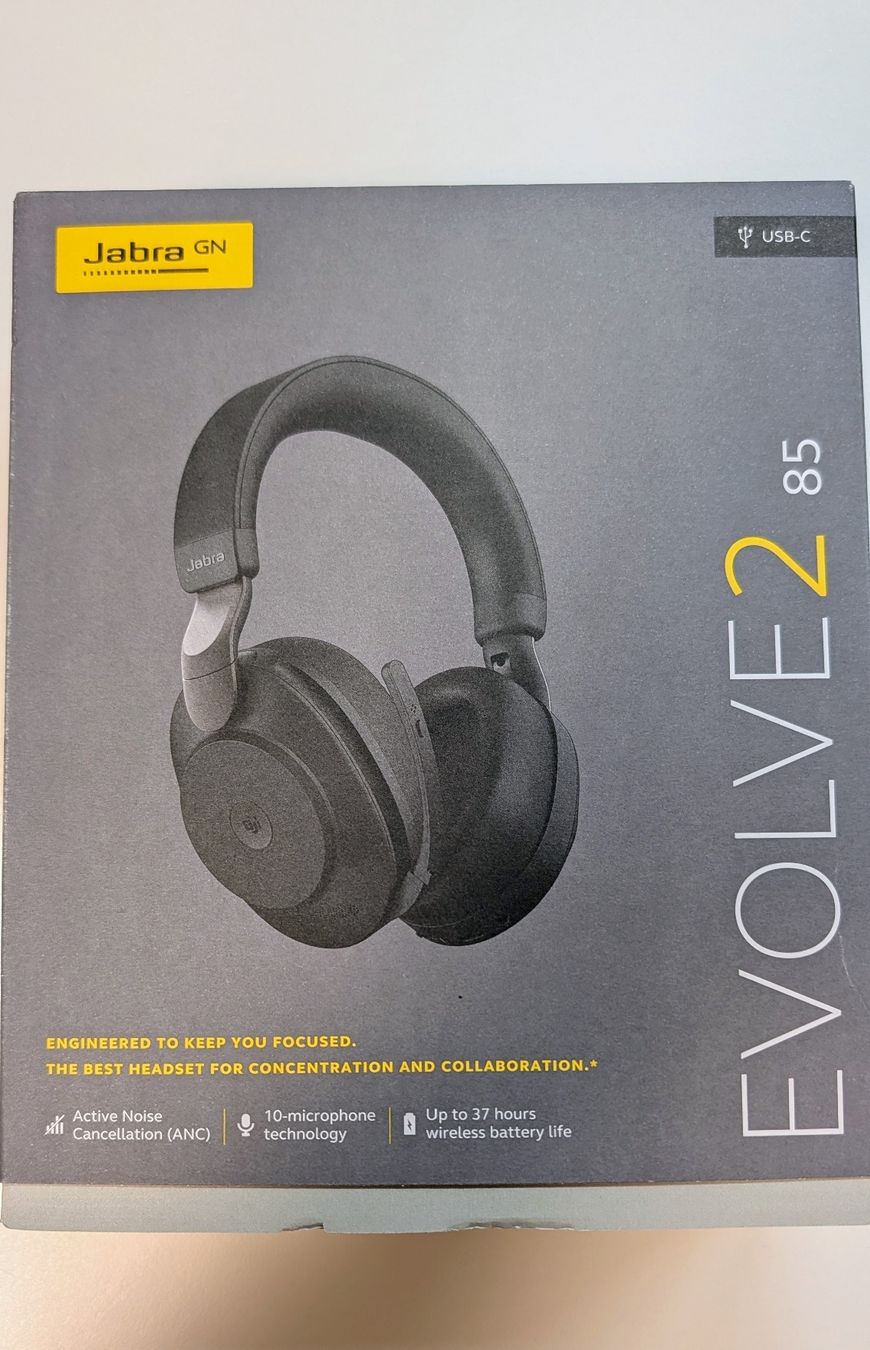 Jabra Cuffie: Jabra Evolve2 85 Headset MS USB-C – Nuovo (secondo la descrizione) da Sursee venduto da csonline