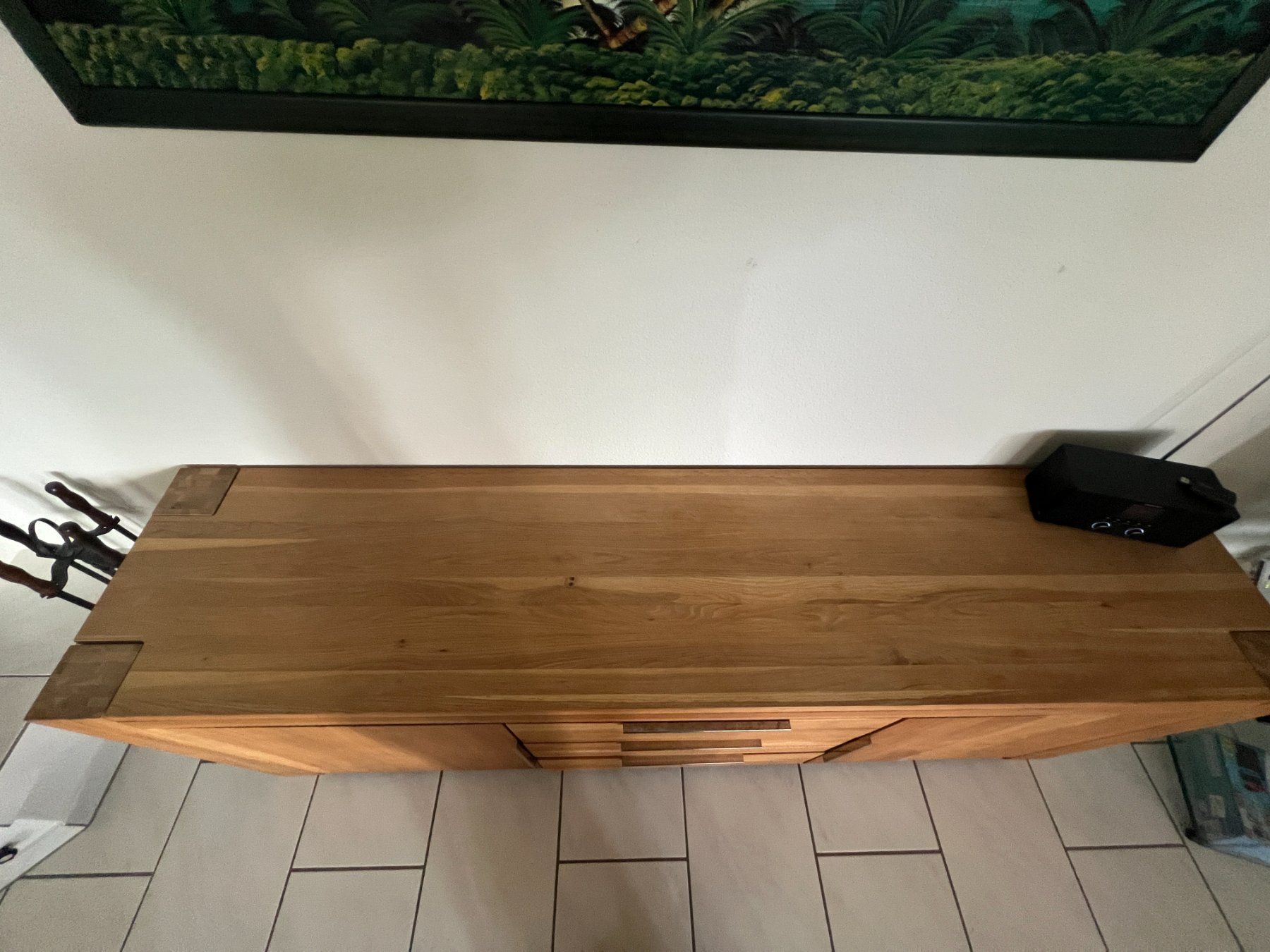 Commodes: Massives Eichenholz-Sideboard mit 3 Schubladen – D'occasion à Volketswil par SecondHanderia 1