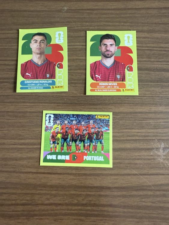 FIFA World Cup Sticker: Portugal Ronaldo Neves Rare Stickers (Neu ...