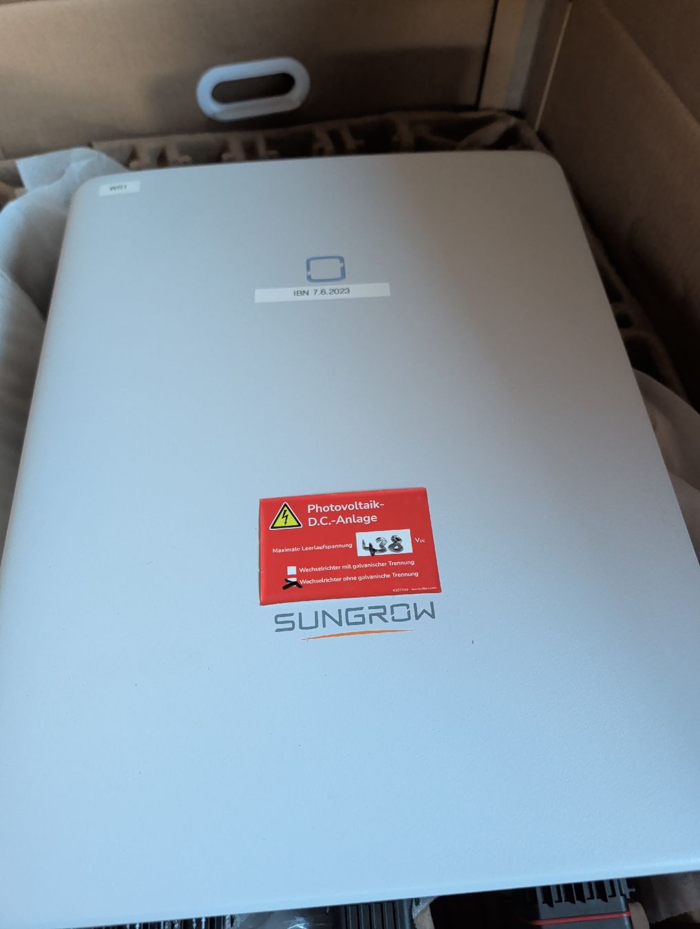 Inverter: Sungrow sg 10 – Usato da Lüterkofen venduto da Curi3