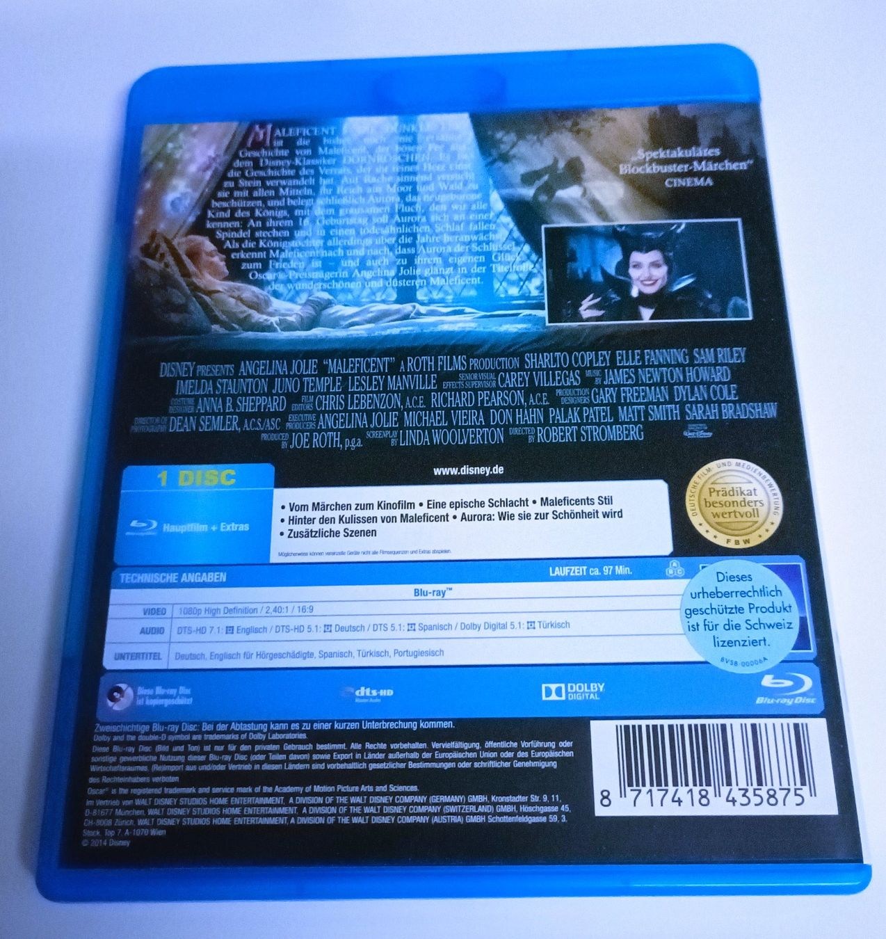 Tutti i DVDs: Maleficient - Die Dunkle Fee [Blu-ray] – Usato da Köniz venduto da Movieportal007 1