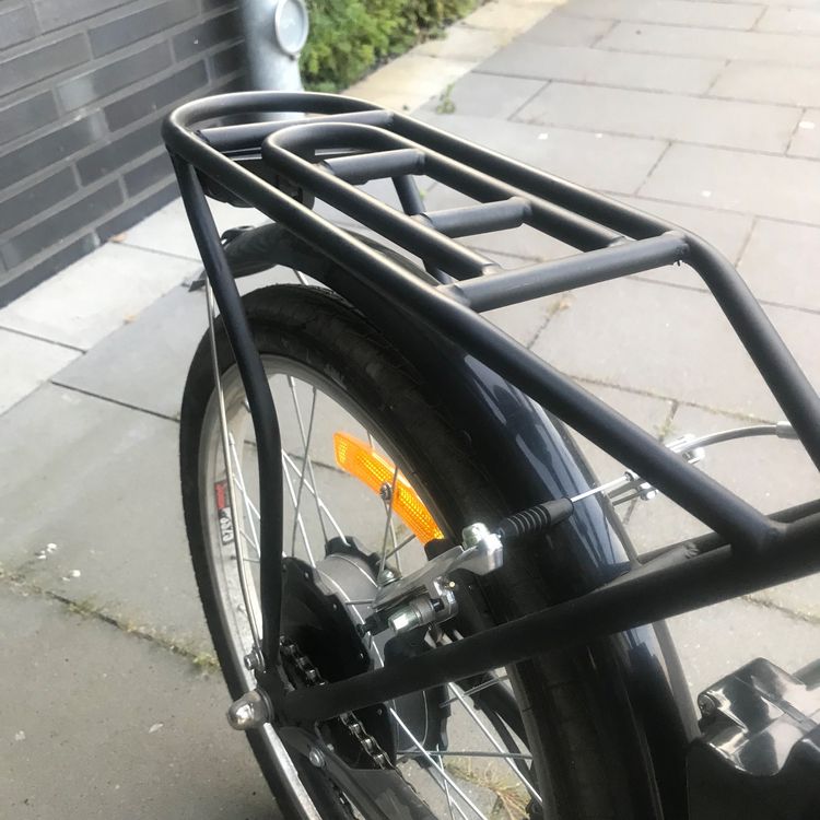 YUANDAN Heckablage Für 20-Zoll-Klapprad – Aluminium, Faltbar, Trägt Bis 80 Kg