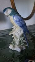 Vintage Papagei Porzellan Figur