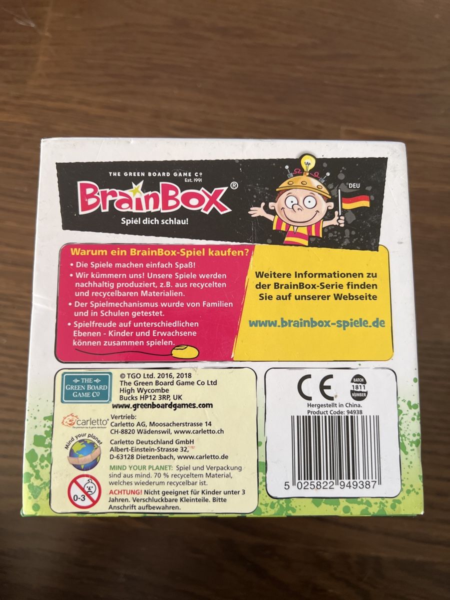 Giochi: Brainbox Dinosaurier – Usato da Dübendorf venduto da ecosmith 1