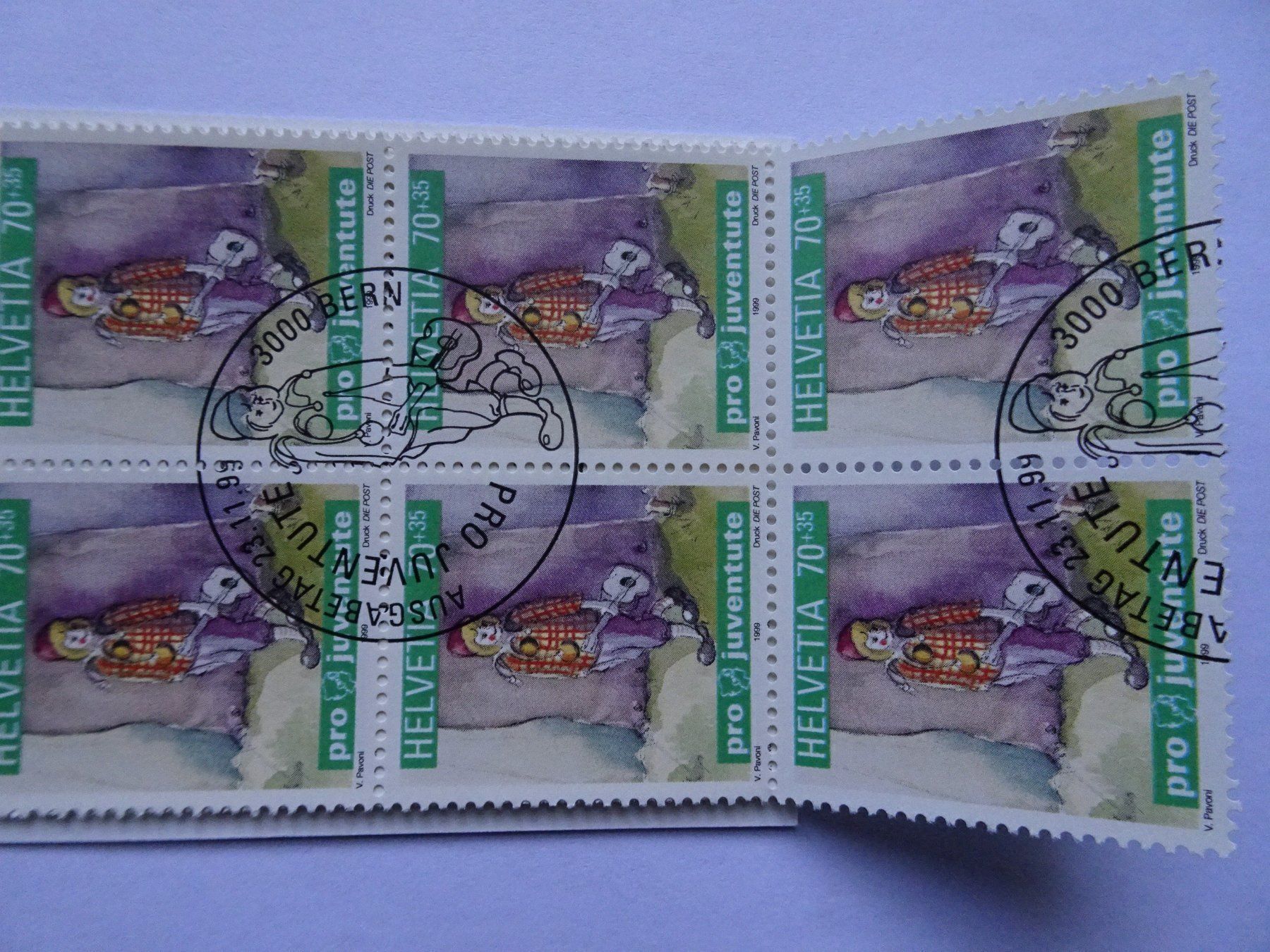 Alle Briefmarken: PJ 1999**und* – Neu (gemäss Beschreibung) aus Aadorf von Chnorli-Furz 2