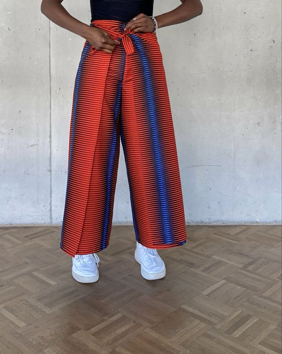 Pantaloni: Sommerliche Wickelhose | Afrikanisches Muster | Handgenäht – Nuovo e nell'imballaggio originale da Zürich venduto da rit_y22r 6