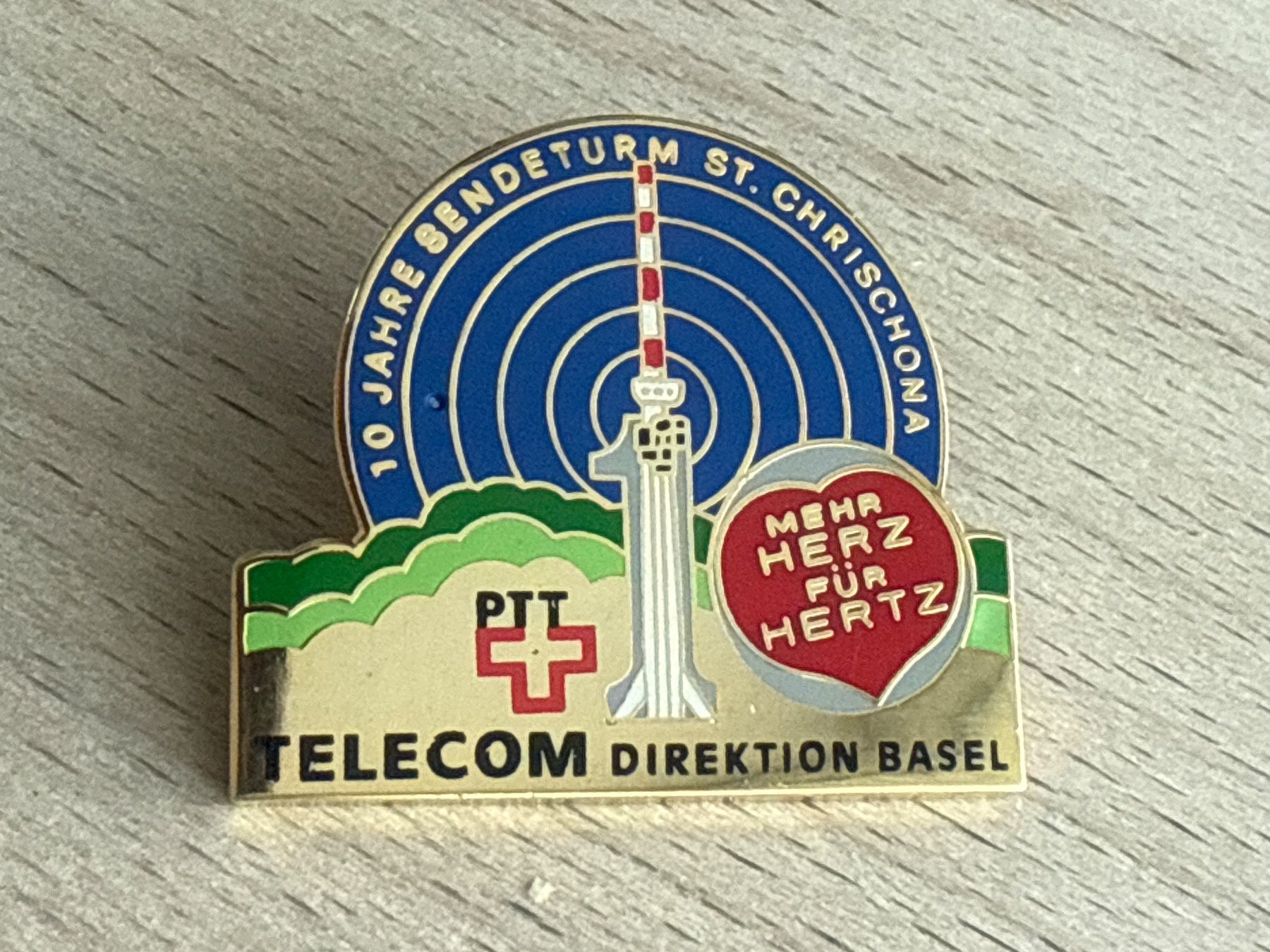 Placchette & Badge: Pin PTT Telecom – Usato da Glattbrugg venduto da Schweigmatt
