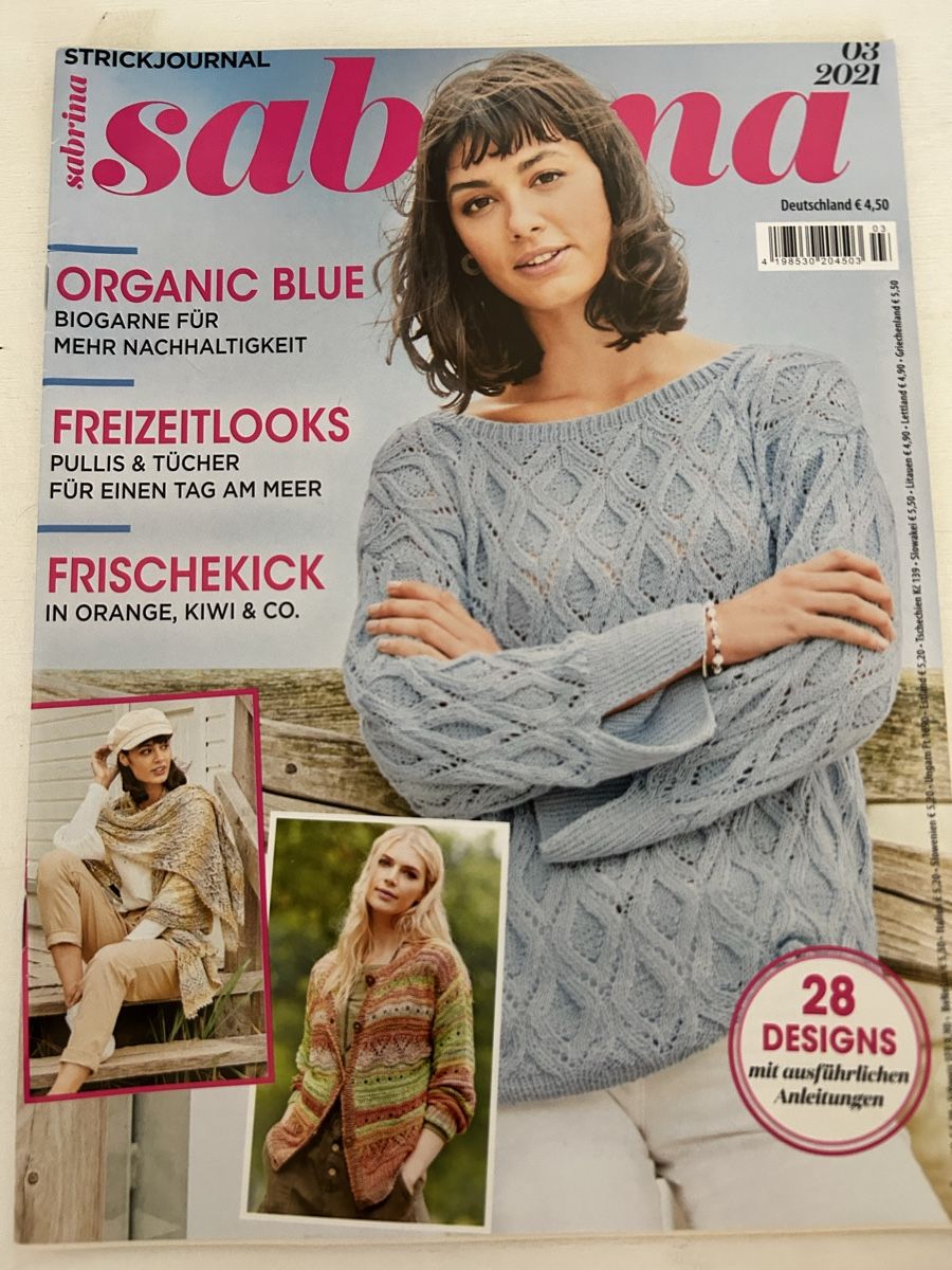 Riviste & Magazine: Sabrina, Strickanleitung "Organic Blue" – Usato da Deitingen venduto da dan_2fc9