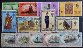 Falkland Islands British Kat. 179-191 gest. 1969/70