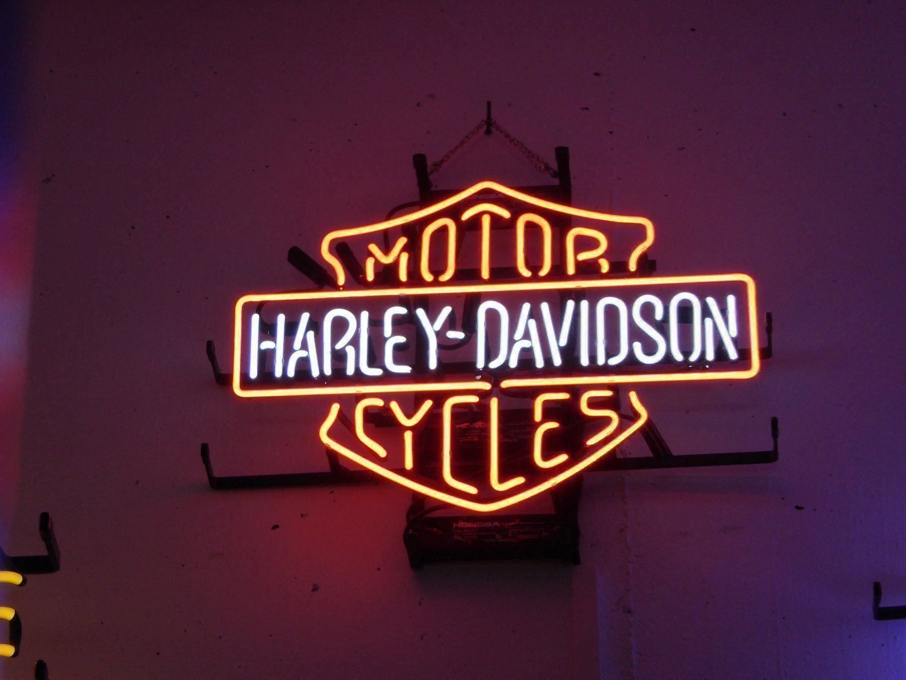 Lampade: Neon Sign Leuchtreklame Harley Davidson – Nuovo (secondo la descrizione) da Ueberstorf venduto da hoster 1