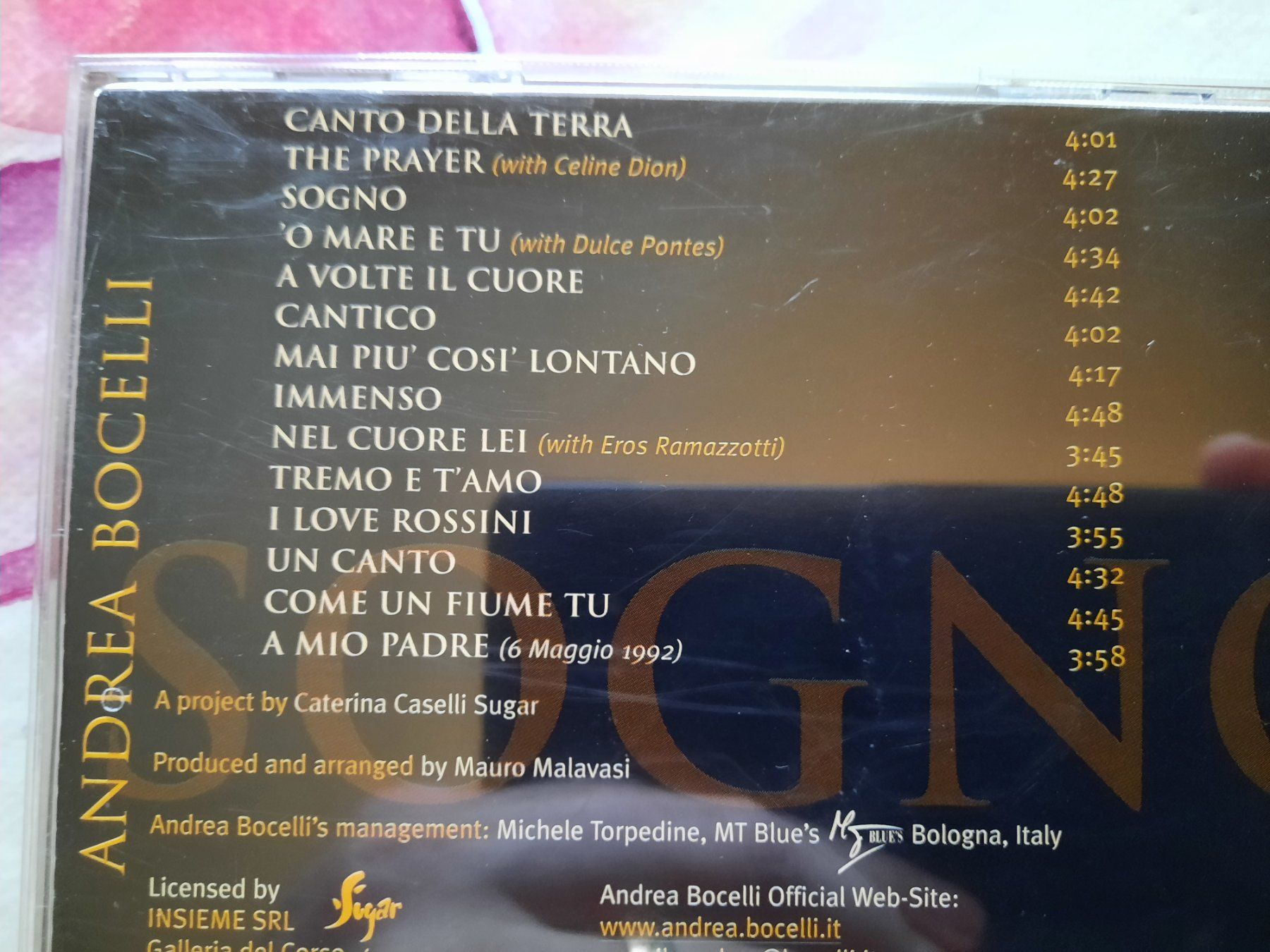 CD: CD Andrea Bocelli - Sogno – Usato da Pully venduto da bro_n52j 2