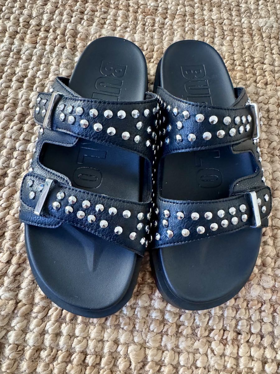 Buffalo Scarpe da donna: Buffalo Sandalen Schwarz Nieten – Nuovo (secondo la descrizione) da Zollikofen venduto da AureusManus 3