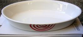 Auflaufform / Gratinform, Oval 35 cm *NEU*