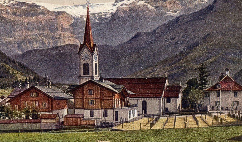 Ansichtskarten: Lenk  mit  Wildstrubel  1925 – Gebraucht aus Aarau von kufi44 1