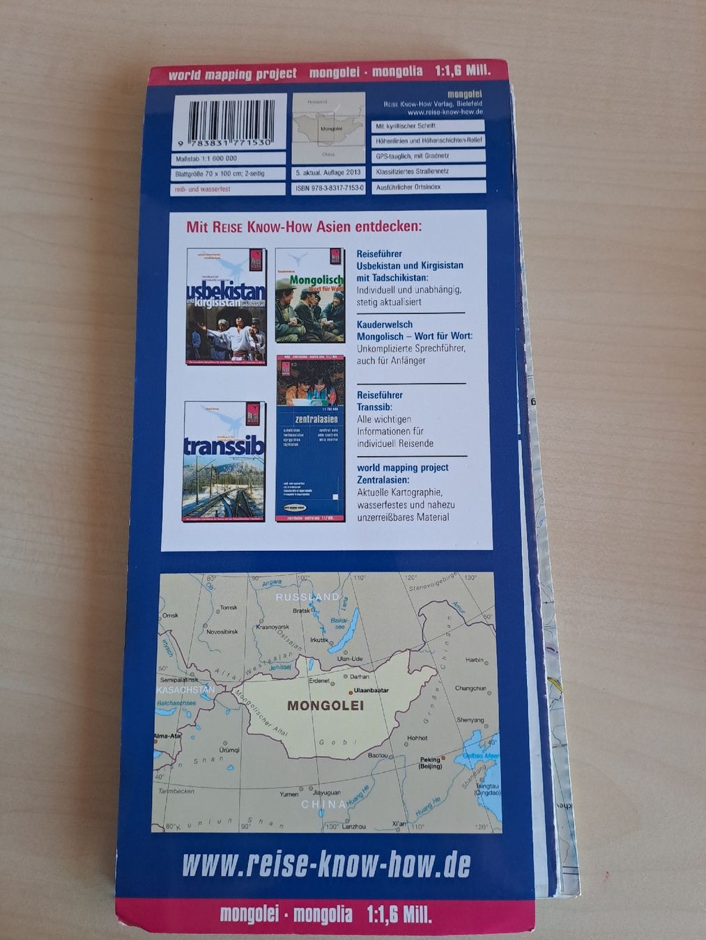 Cartoline: Karte Mongolei – Usato da Unterbäch VS venduto da boustudy 1
