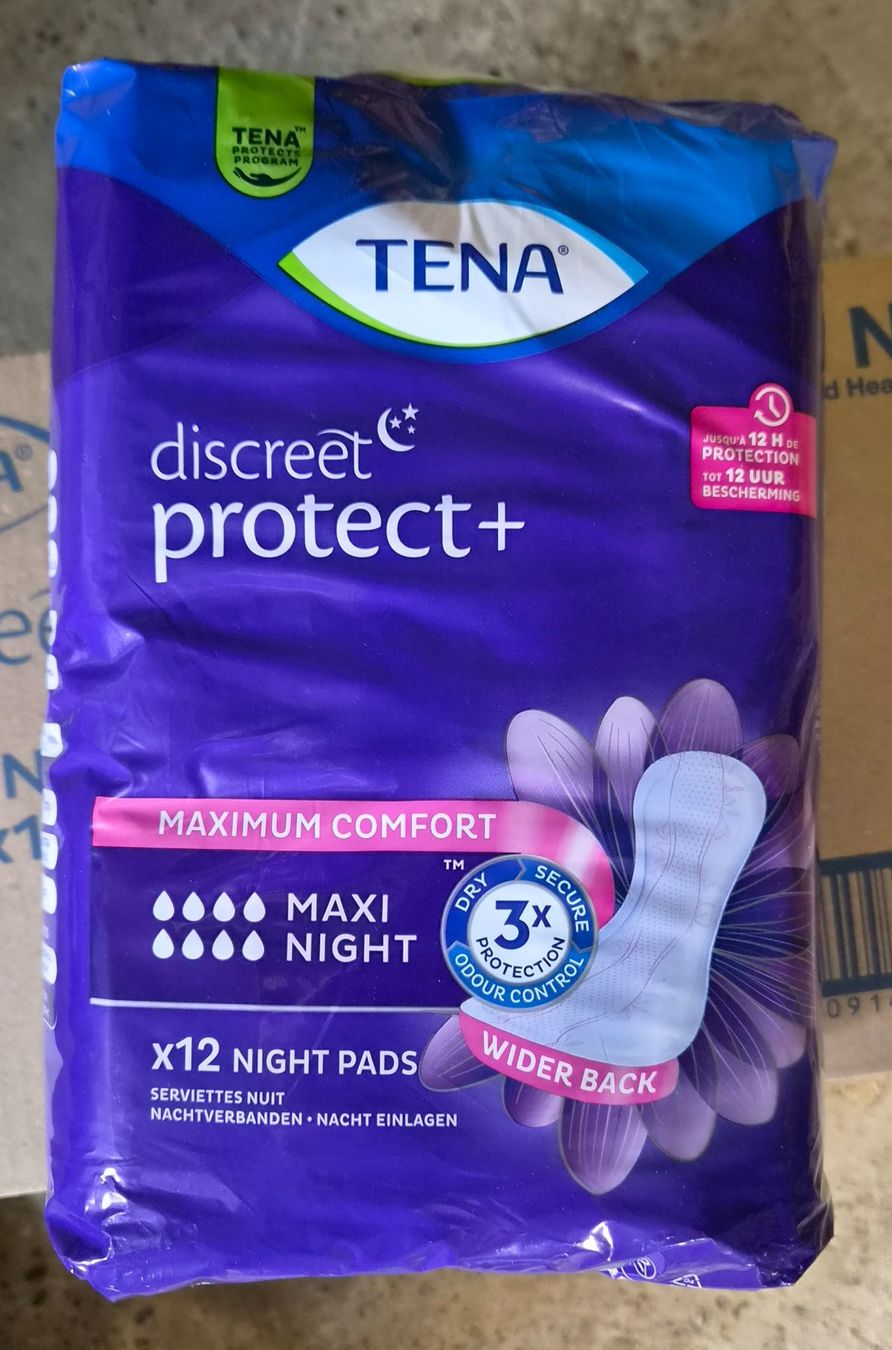Autres soins du corps: Tena descreet protect Maxi Night Einlagen – D'occasion à Niederglatt ZH par Carbon88
