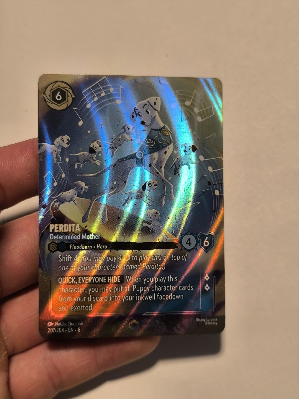 Disney Sammelbilder & Trading cards: Disney Lorcana Perdita 207/204 EN 8 Enchanted – Neu (gemäss Beschreibung) aus Neuhausen am Rheinfall von Moppet 7